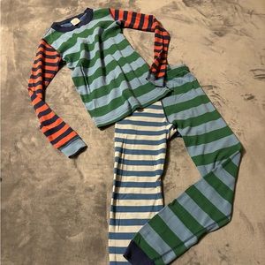 Hanna Anderson Organic Cotton Long Johns Pajama Set